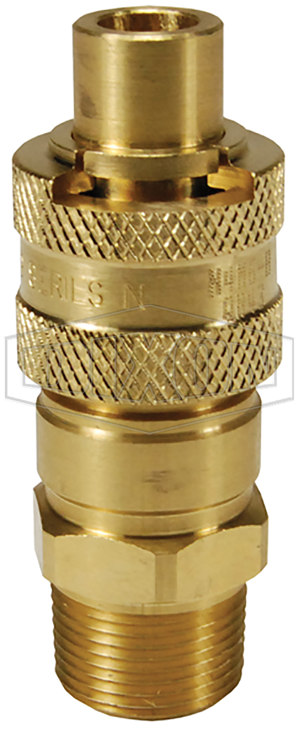 Dix-Lock™ N-Series Interchange Male Head x Male Threaded End Plug